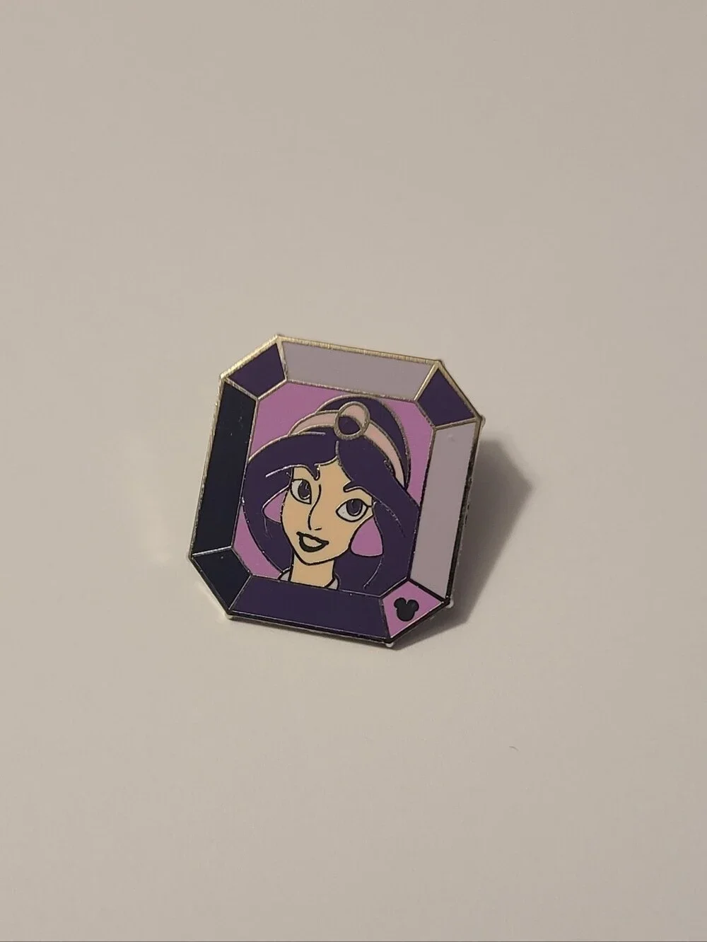 Disney Jasmine Purple Jewel Pin